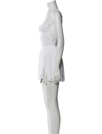 Are You Am I Square Neckline Mini Dress