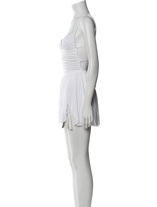 Are You Am I Square Neckline Mini Dress