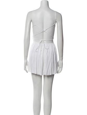 Are You Am I Square Neckline Mini Dress