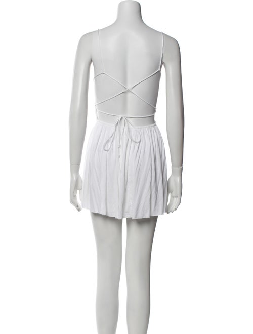 Are You Am I Square Neckline Mini Dress