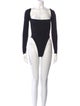 Are You Am I Square Neckline Long Sleeve Bodysuit