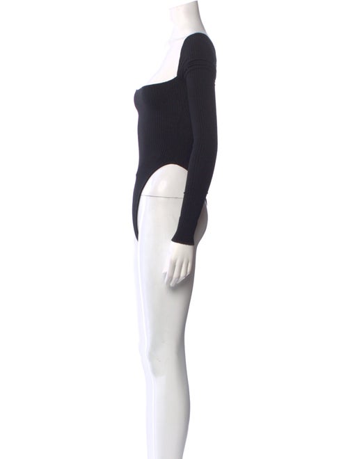 Are You Am I Square Neckline Long Sleeve Bodysuit