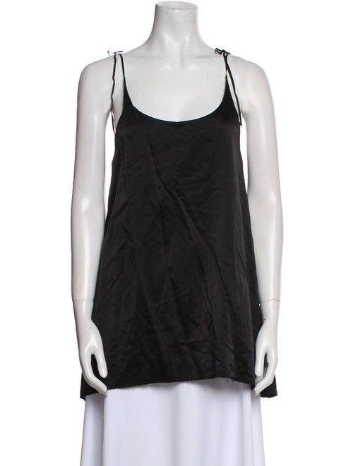 Are You Am I Silk Scoop Neck Top