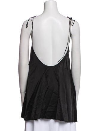 Are You Am I Silk Scoop Neck Top