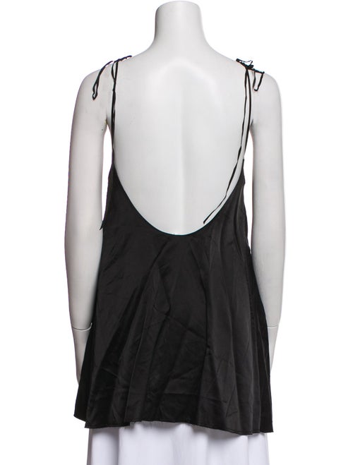 Are You Am I Silk Scoop Neck Top