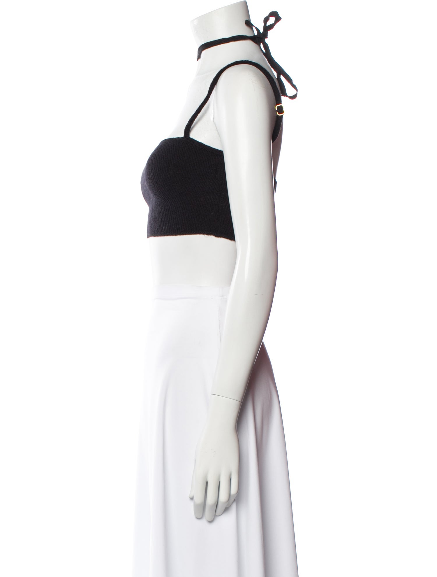 Are You Am I Square Neckline Sleeveless Crop Top w/ Tags