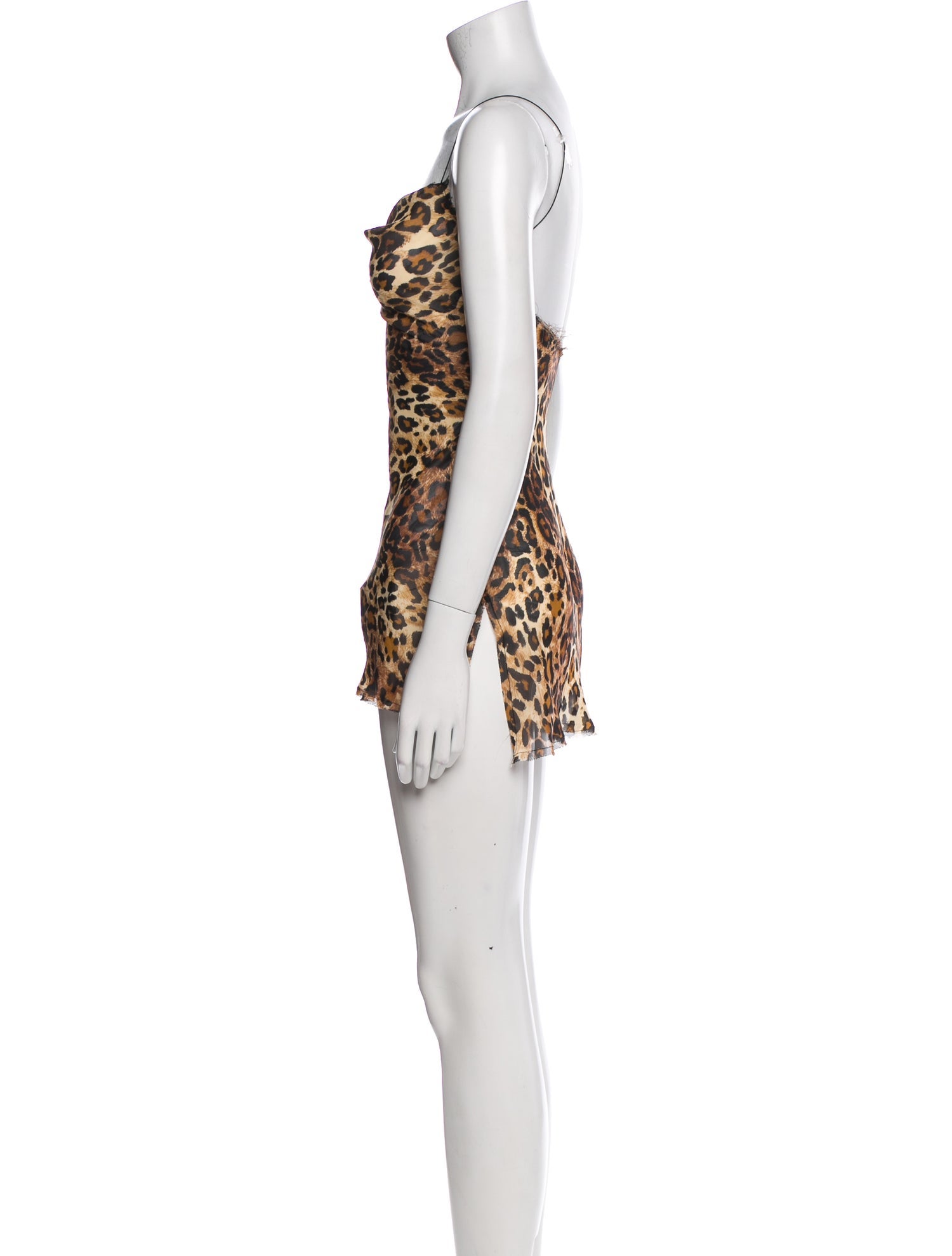 Are You Am I Animal Print Mini Dress