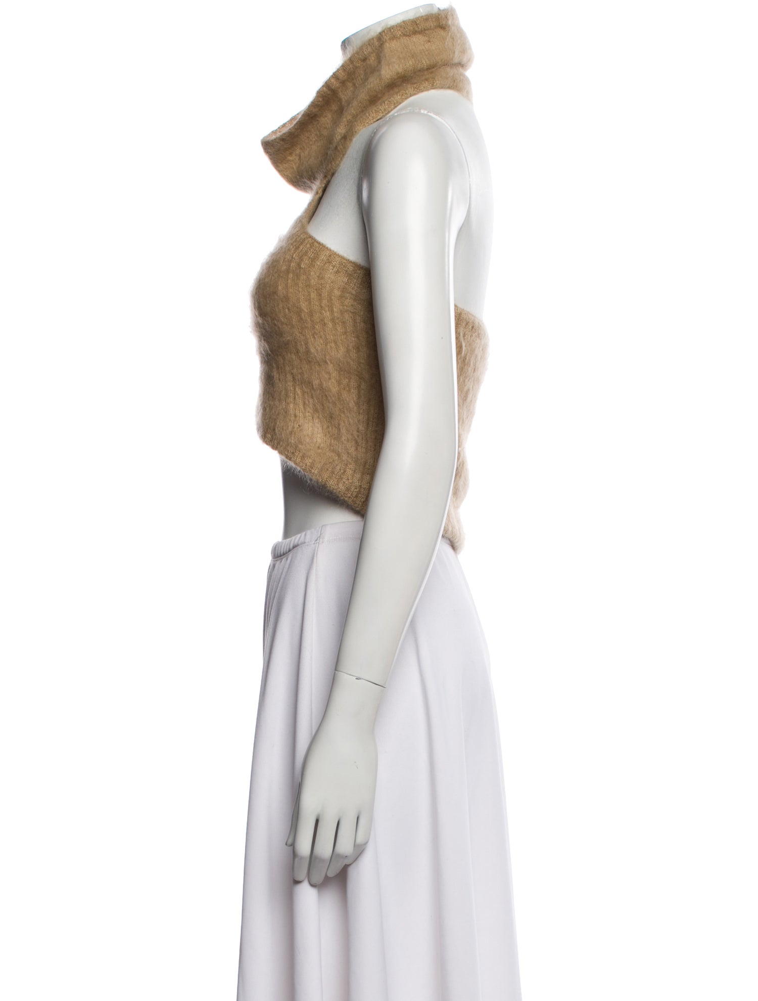 Are You Am I Mohair Turtleneck Crop Top