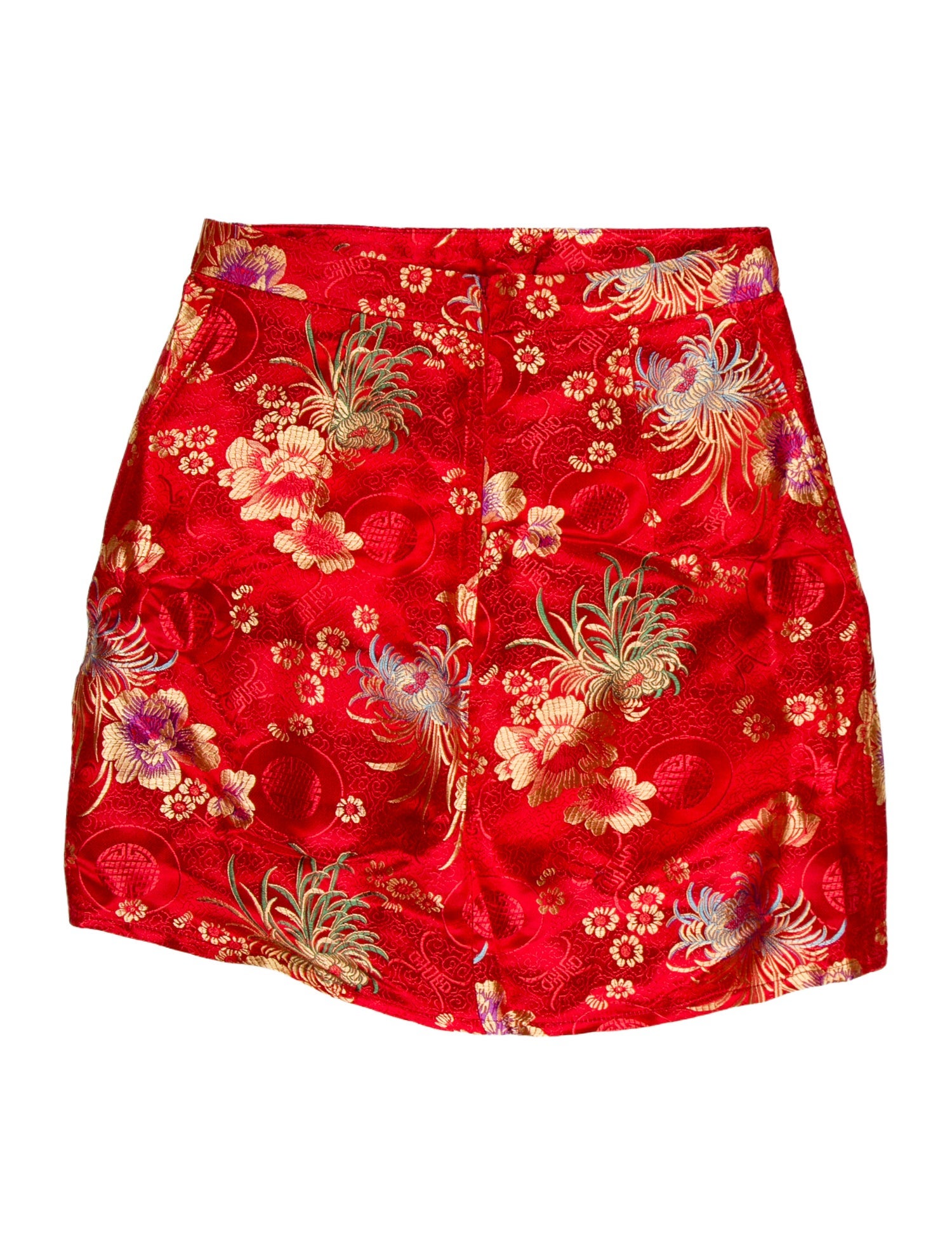 Are You Am I Floral Print Mini Skirt w/ Tags