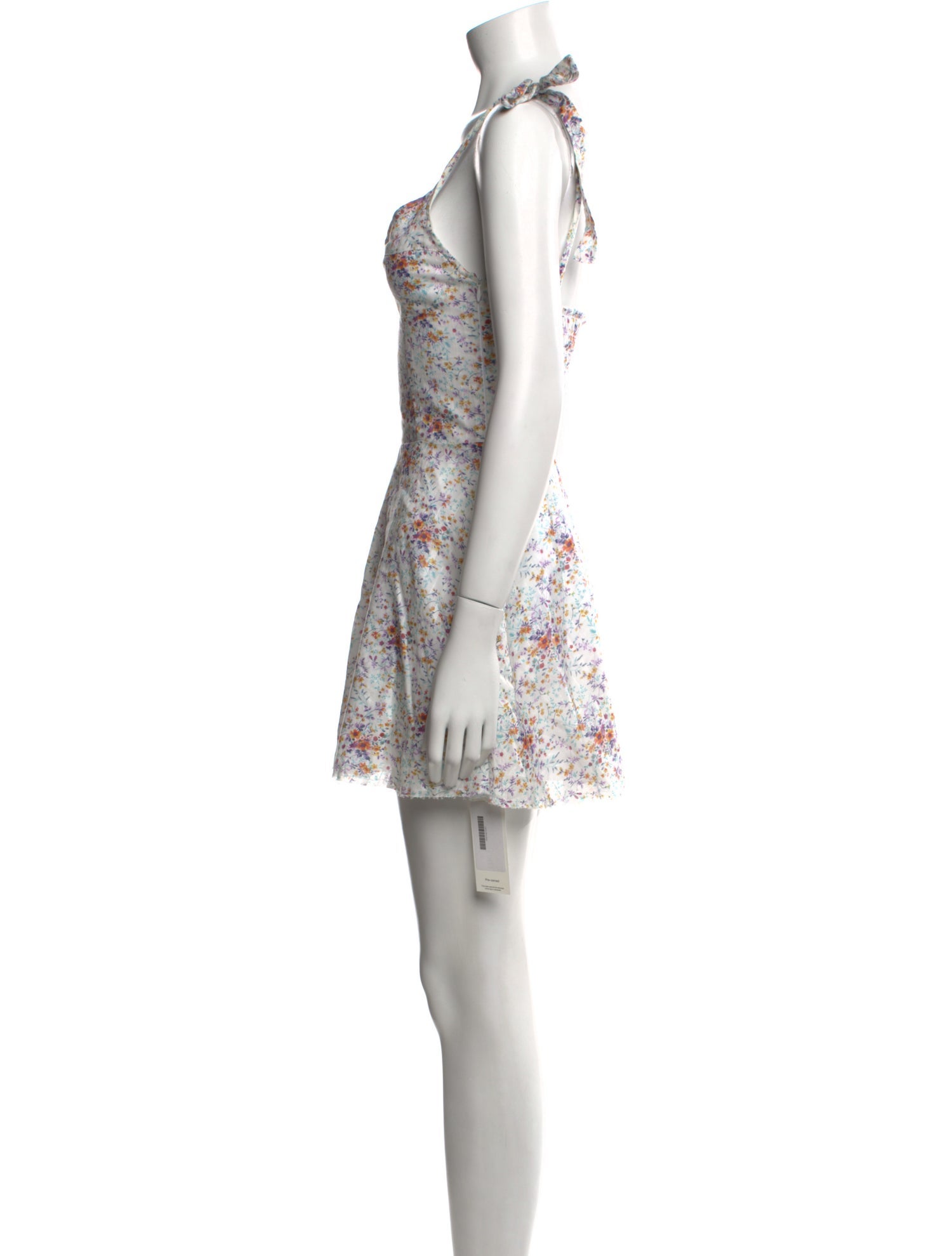 Are You Am I Floral Print Mini Dress