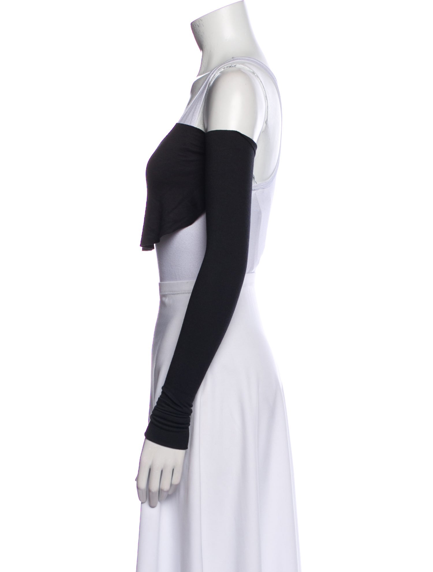 Are You Am I Square Neckline Long Sleeve Crop Top w/ Tags