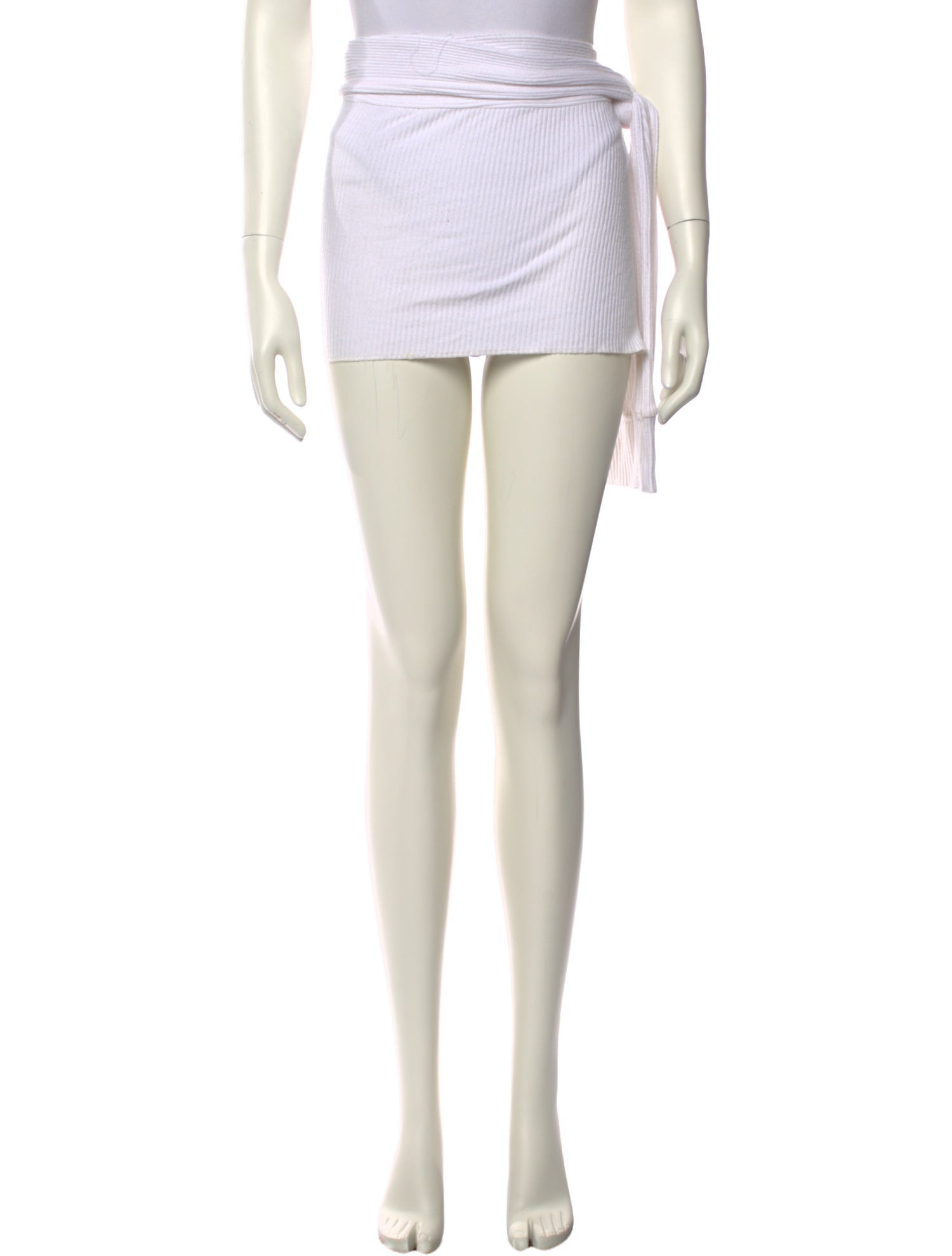 Are You Am I Silk Mini Skirt