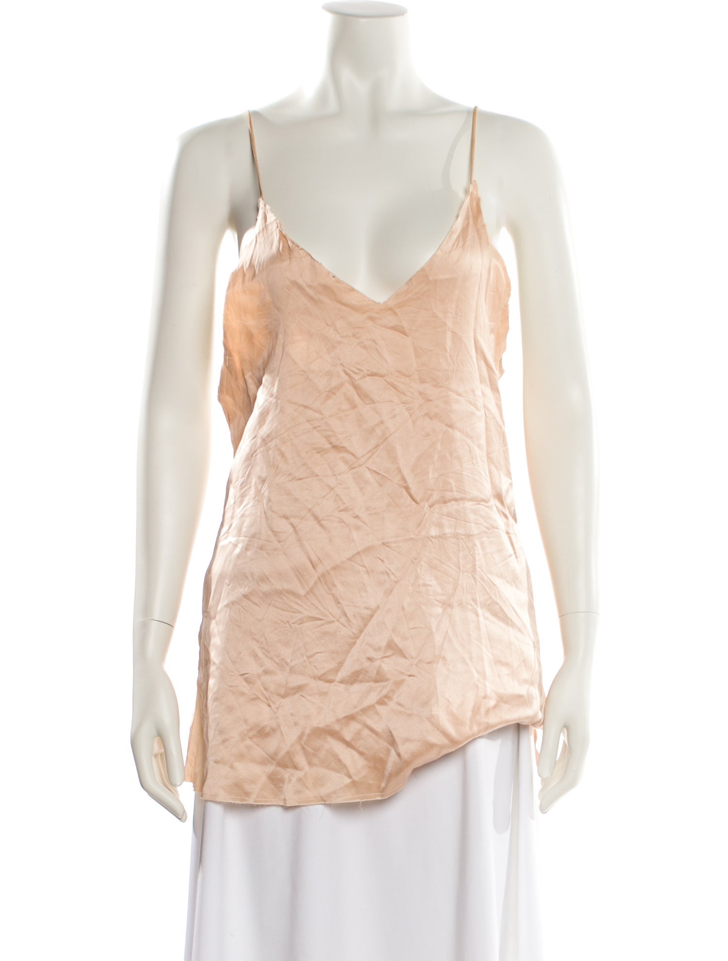 Are You Am I Silk V-Neck Top