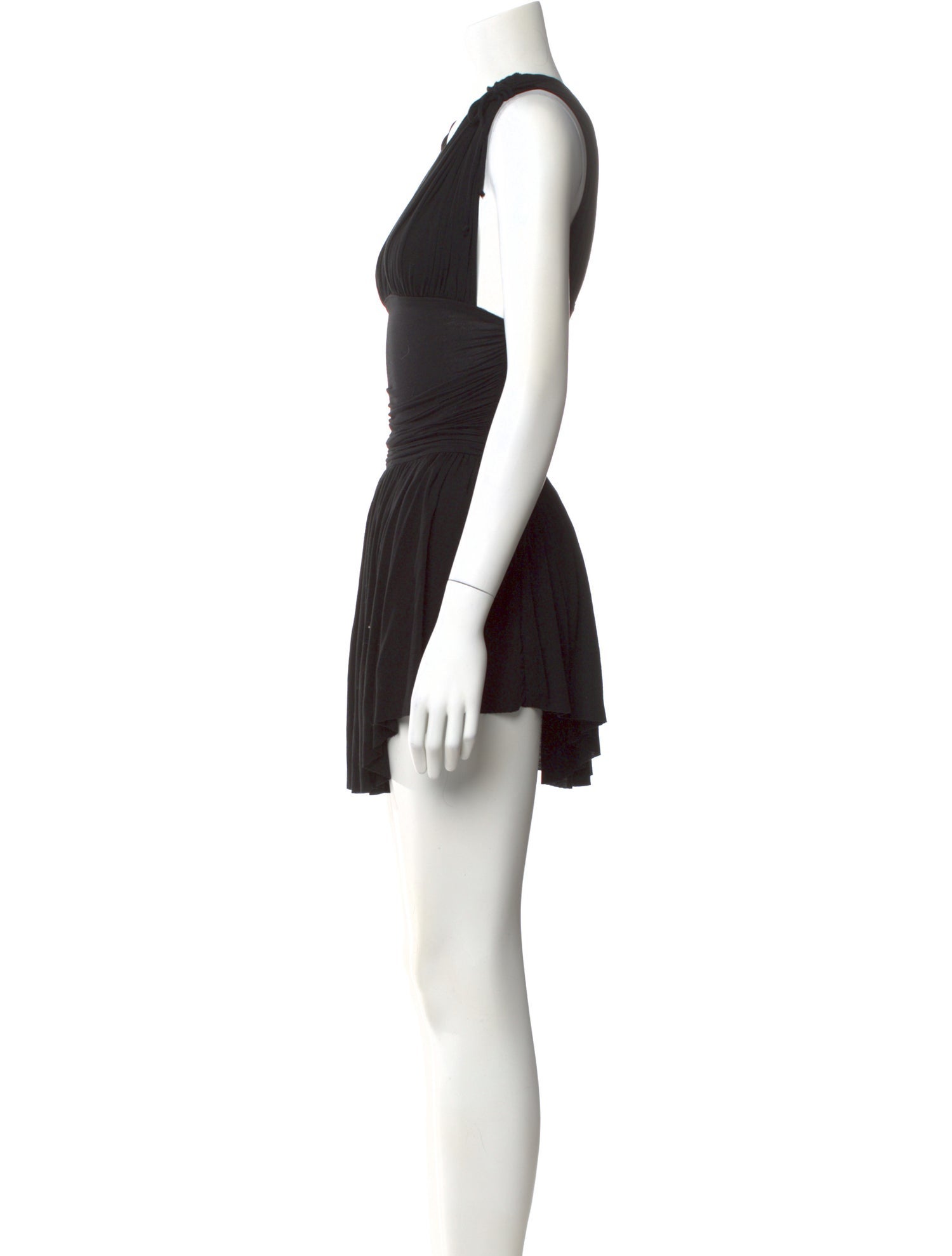 Are You Am I V-Neck Mini Dress