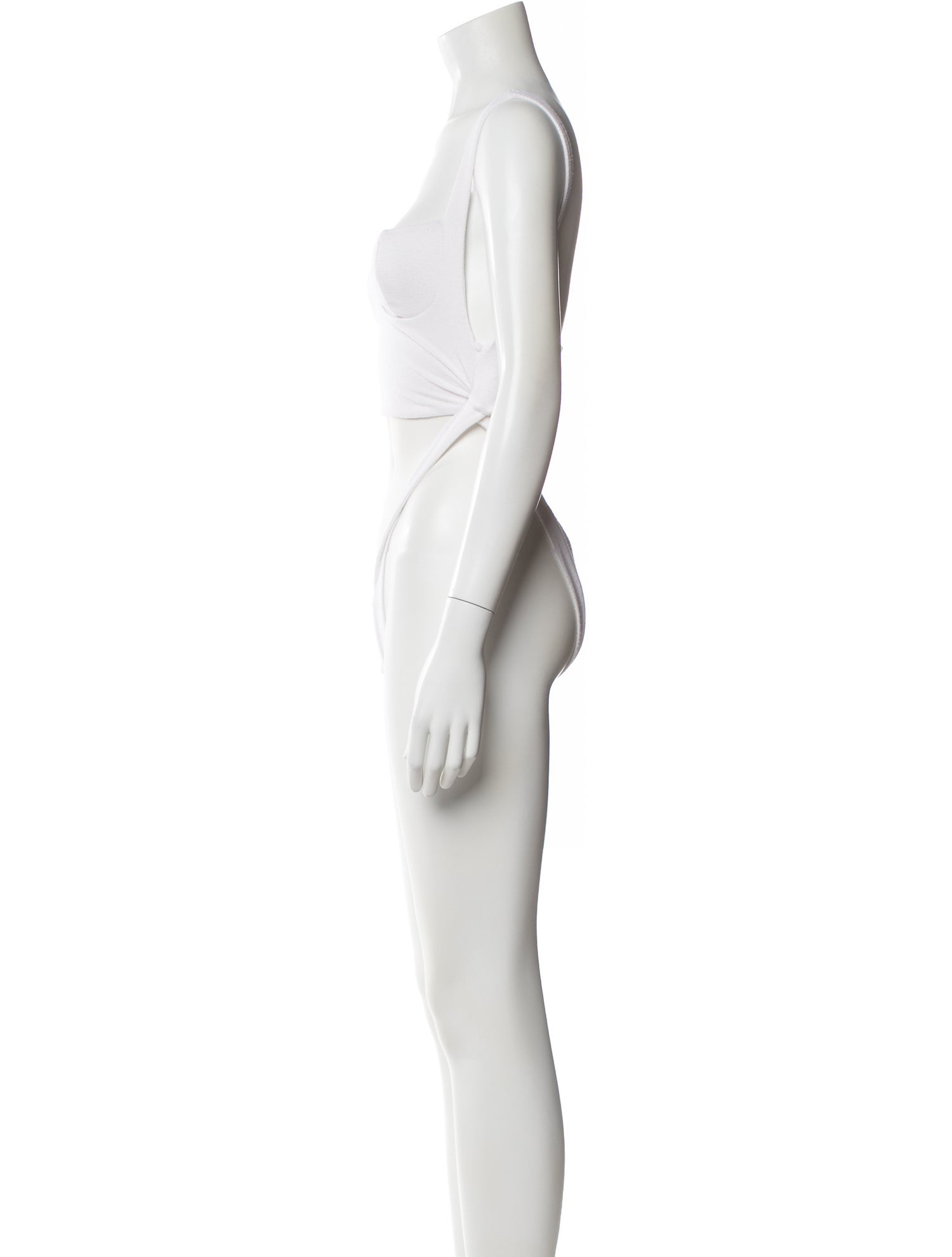 Are You Am I Square Neckline Sleeveless Bodysuit