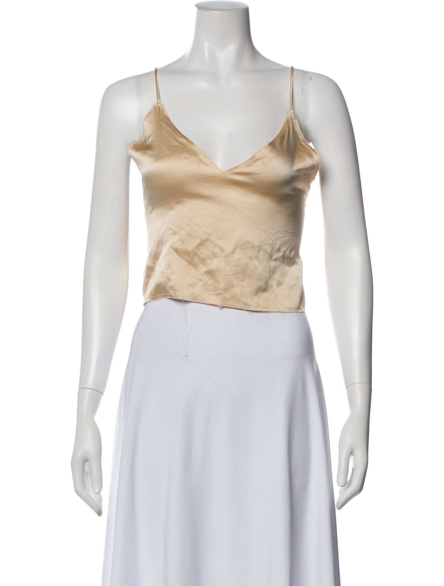 Are You Am I Silk V-Neck Top