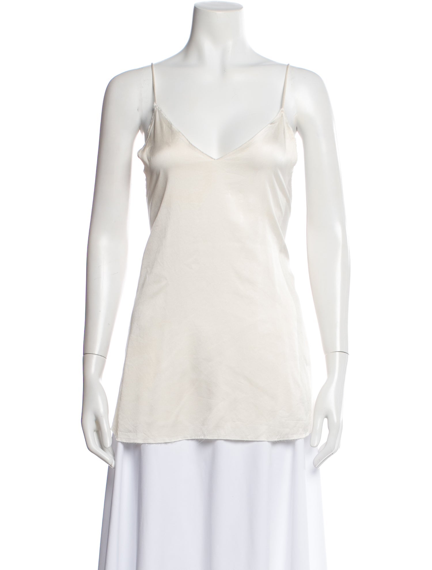 Are You Am I Silk Raw-Edge Trim Pajamas