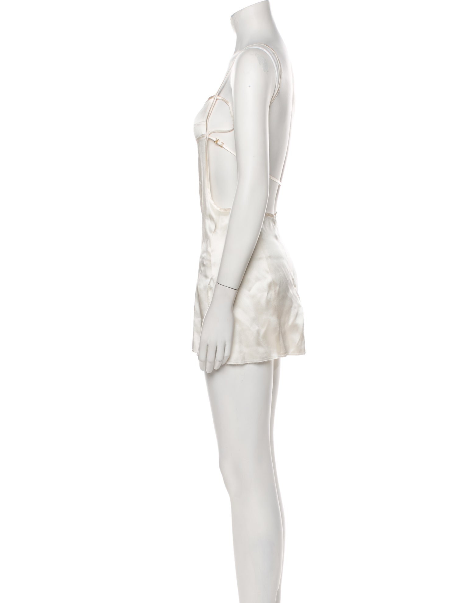 Are You Am I Silk Mini Dress