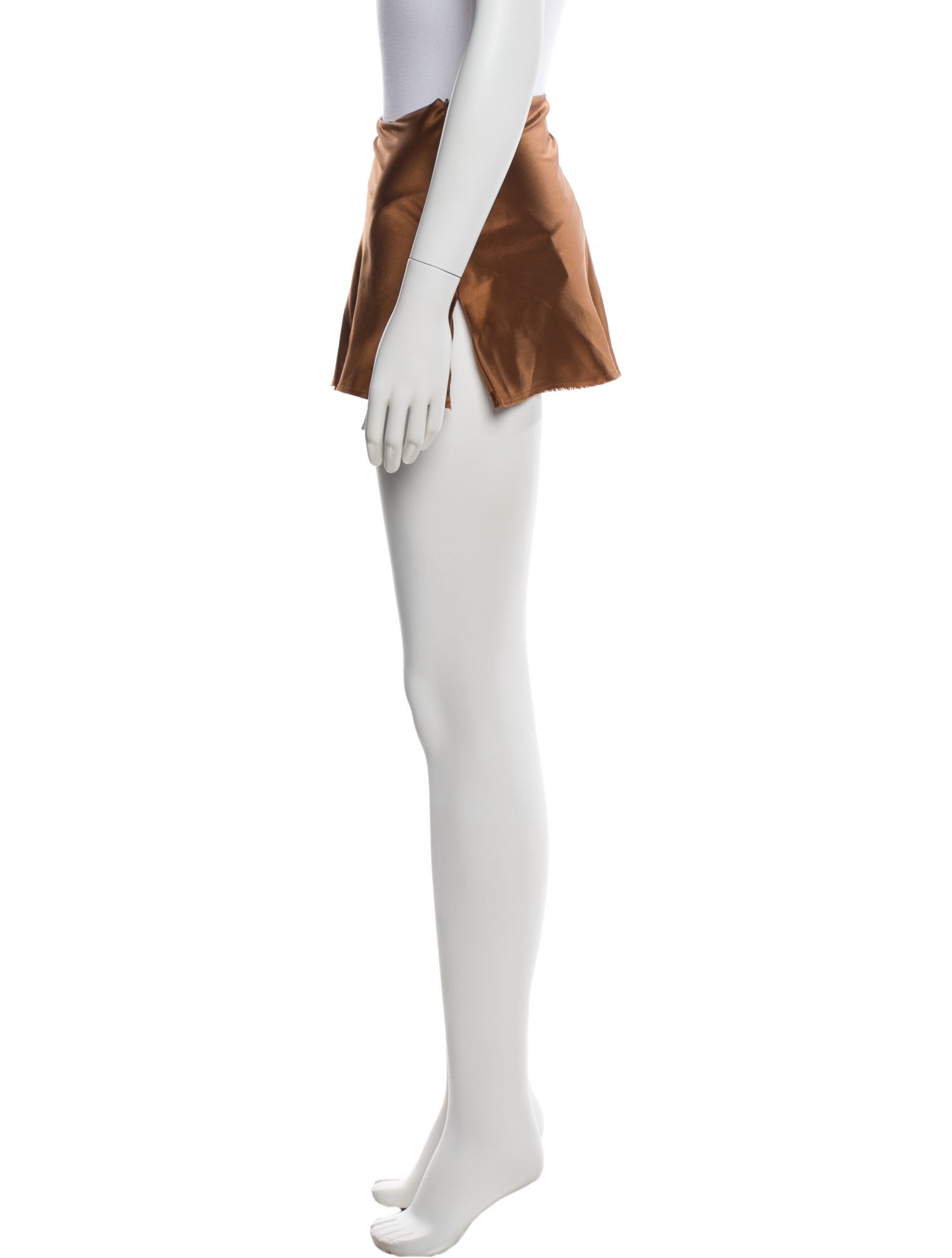 Are You Am I Silk Mini Skirt