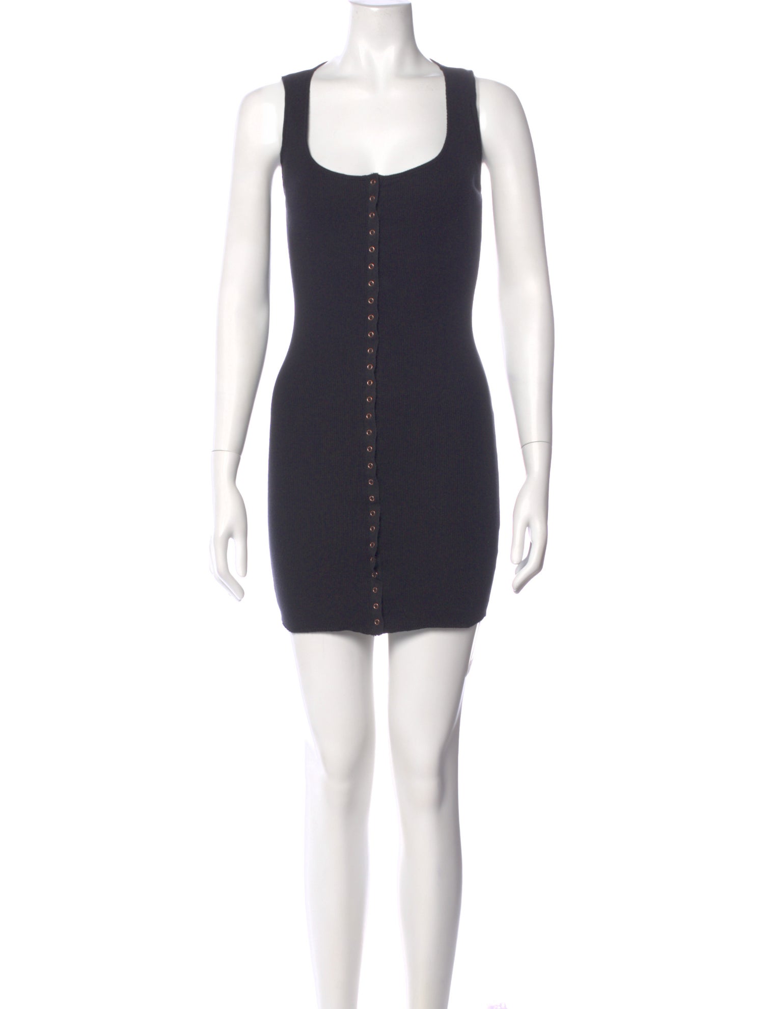 Are You Am I Scoop Neck Mini Dress