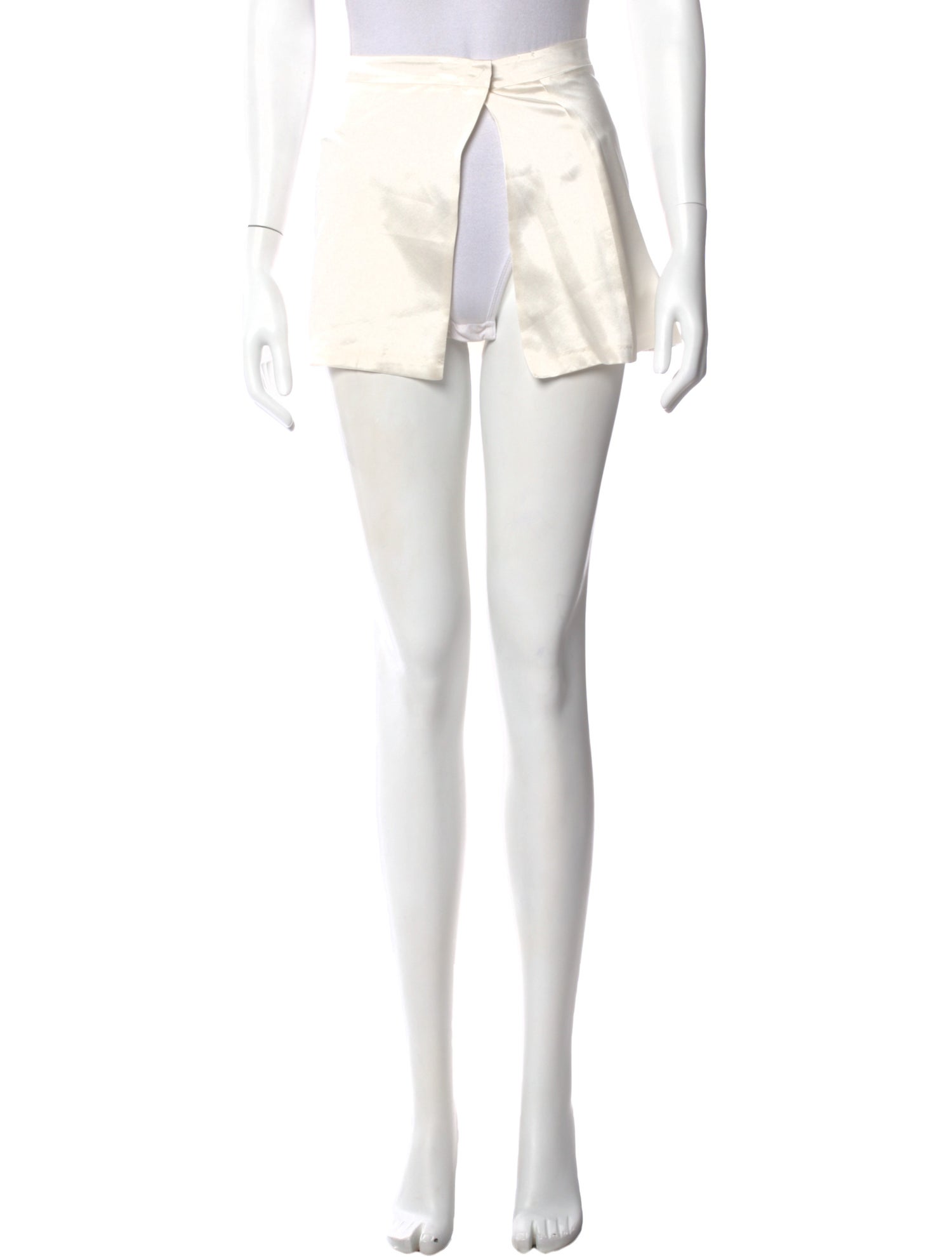 Are You Am I Silk Mini Skirt