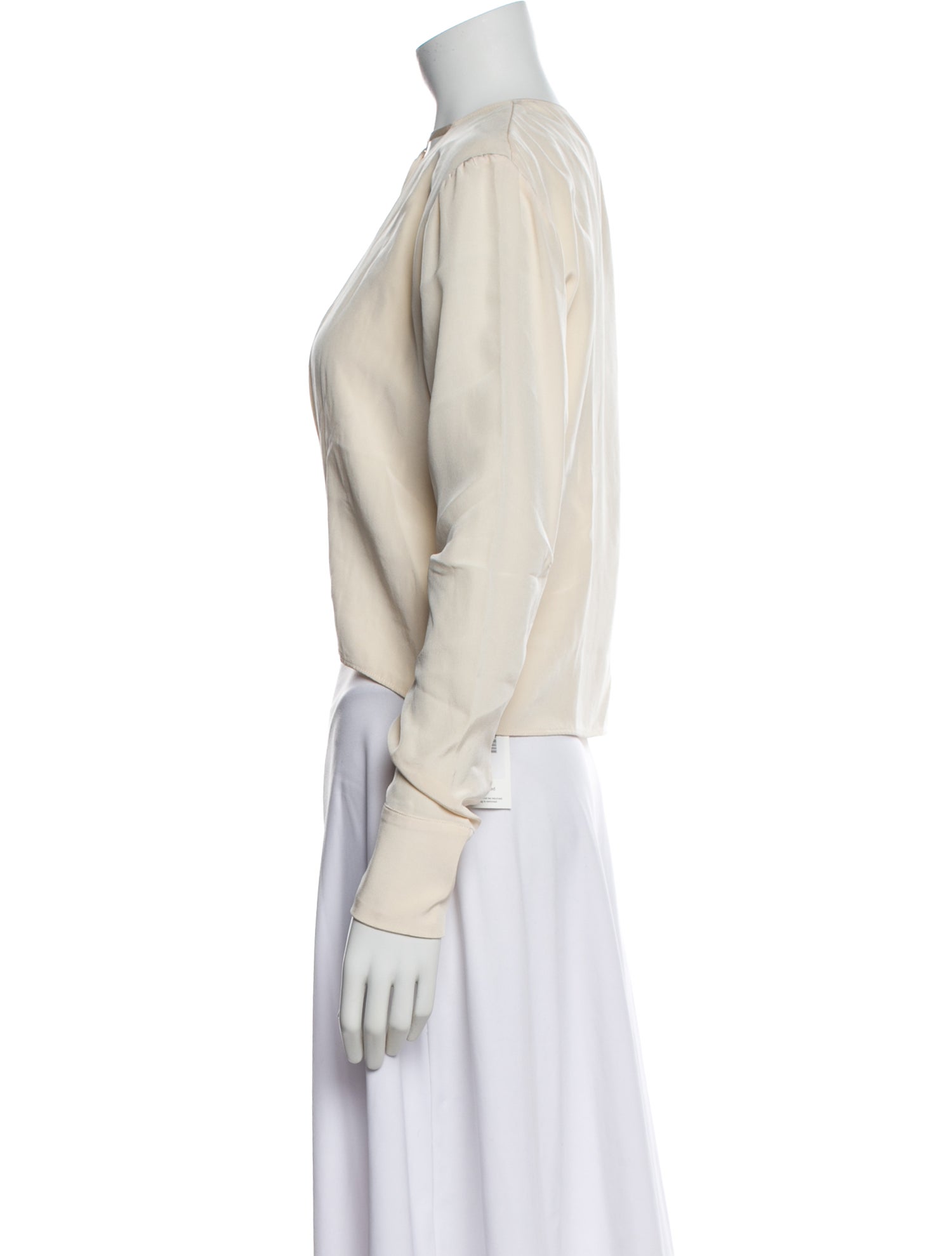 Are You Am I Silk Crew Neck Top