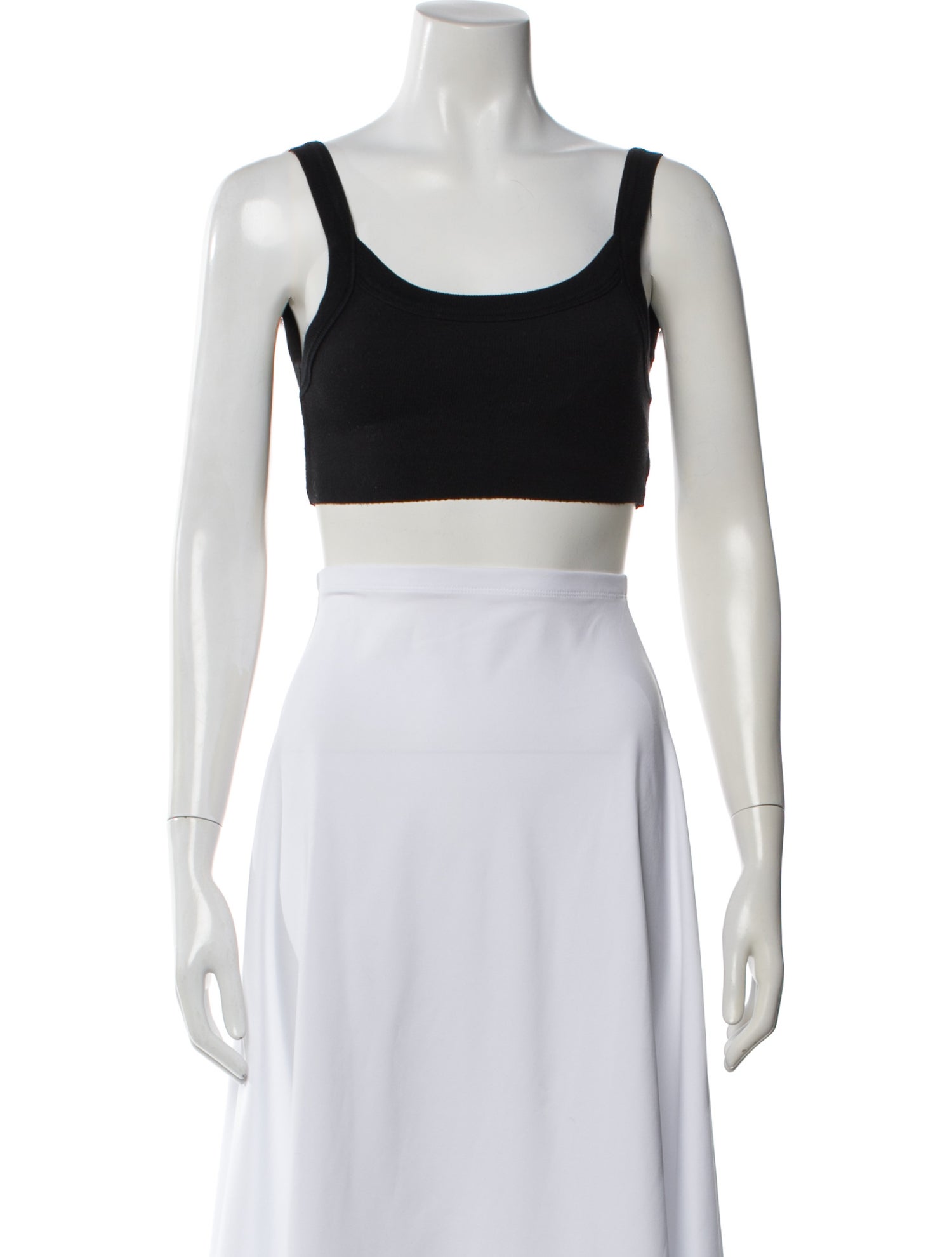 Are You Am I Crew Neck Sleeveless Sports Bra