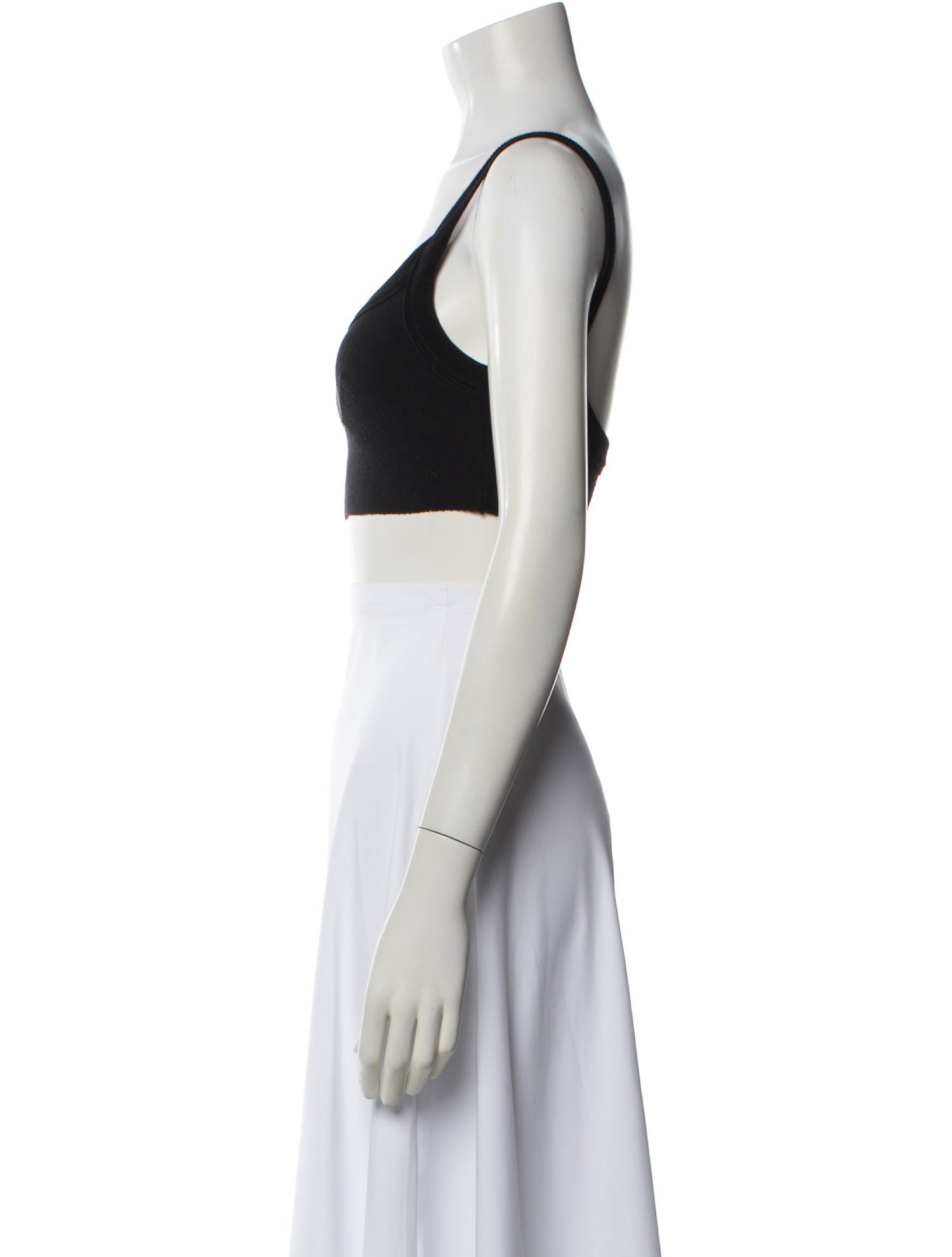 Are You Am I Crew Neck Sleeveless Sports Bra