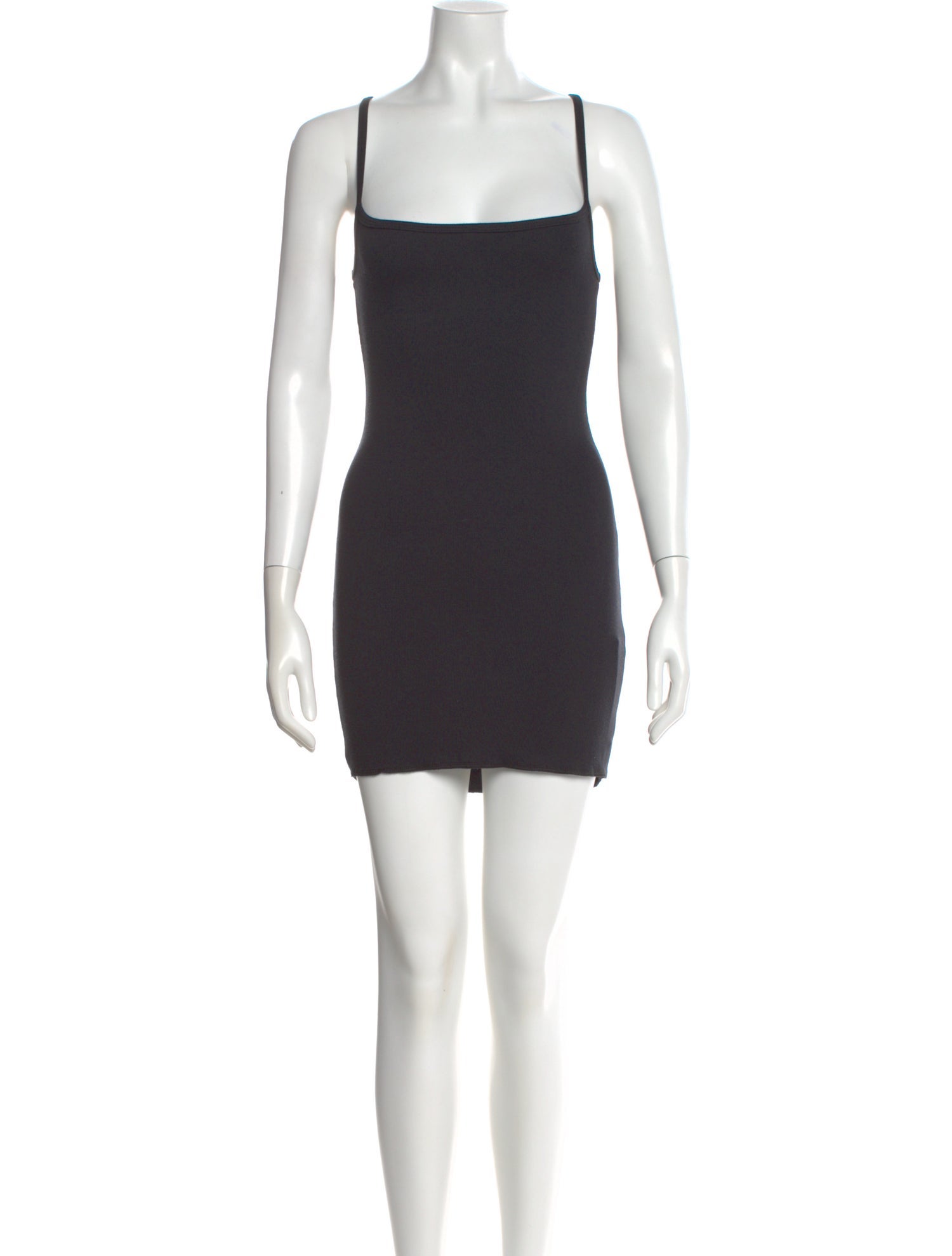 Are You Am I Square Neckline Mini Dress