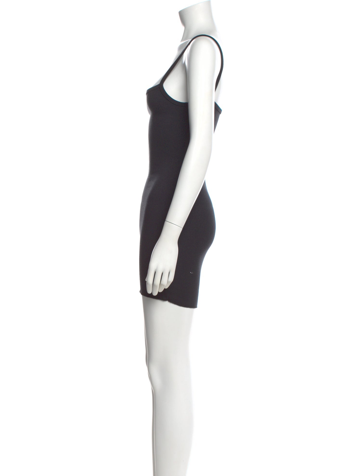 Are You Am I Square Neckline Mini Dress