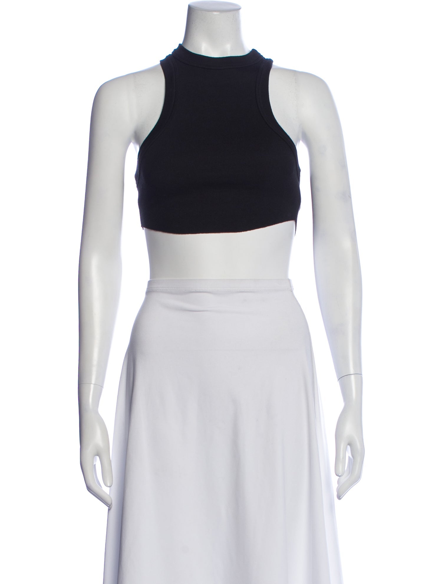 Are You Am I Crew Neck Sleeveless Crop Top w/ Tags