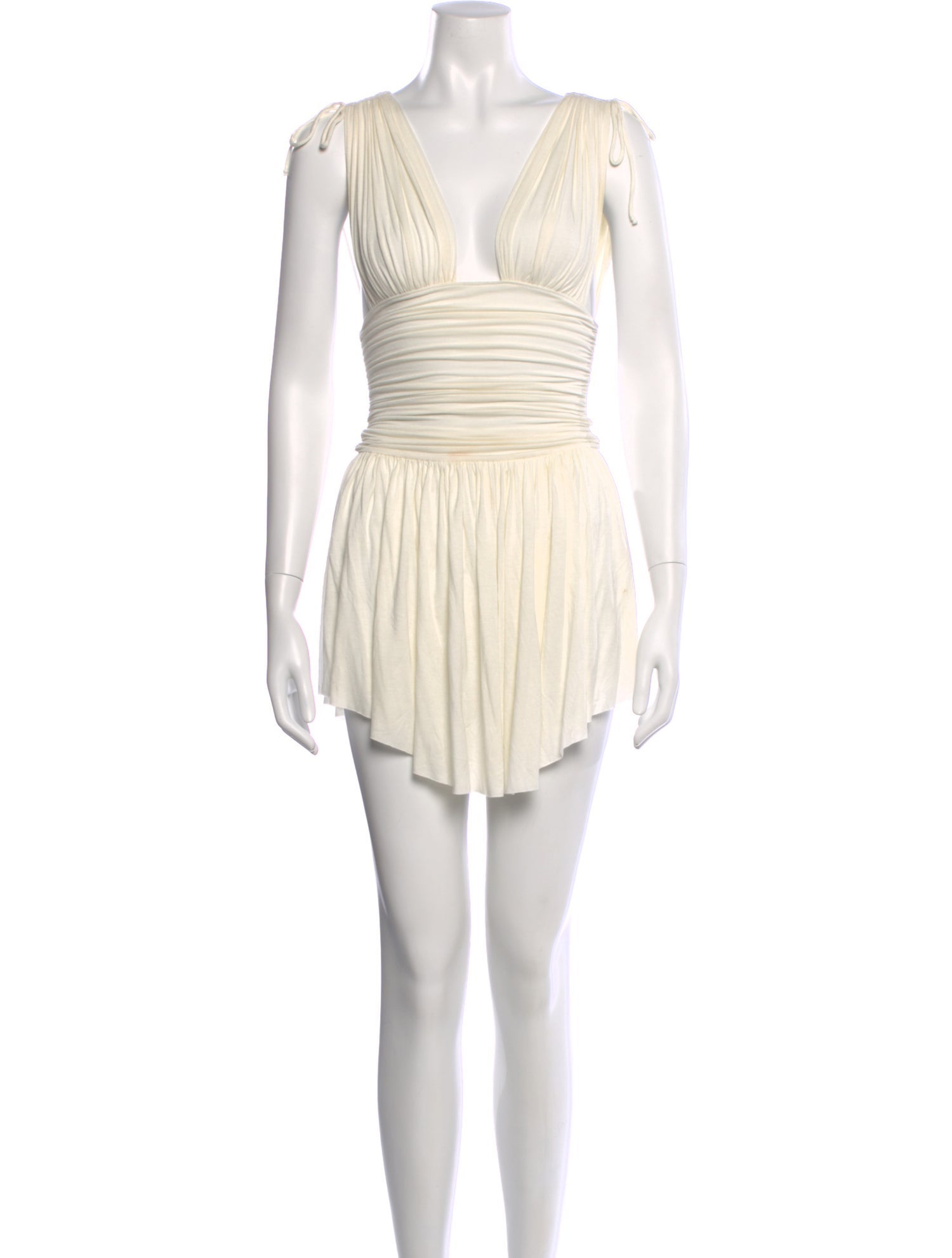 Are You Am I V-Neck Mini Dress