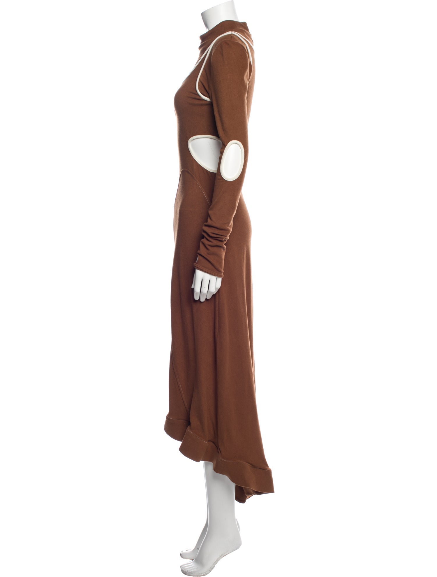 Zimo Mock Neck Long Dress
