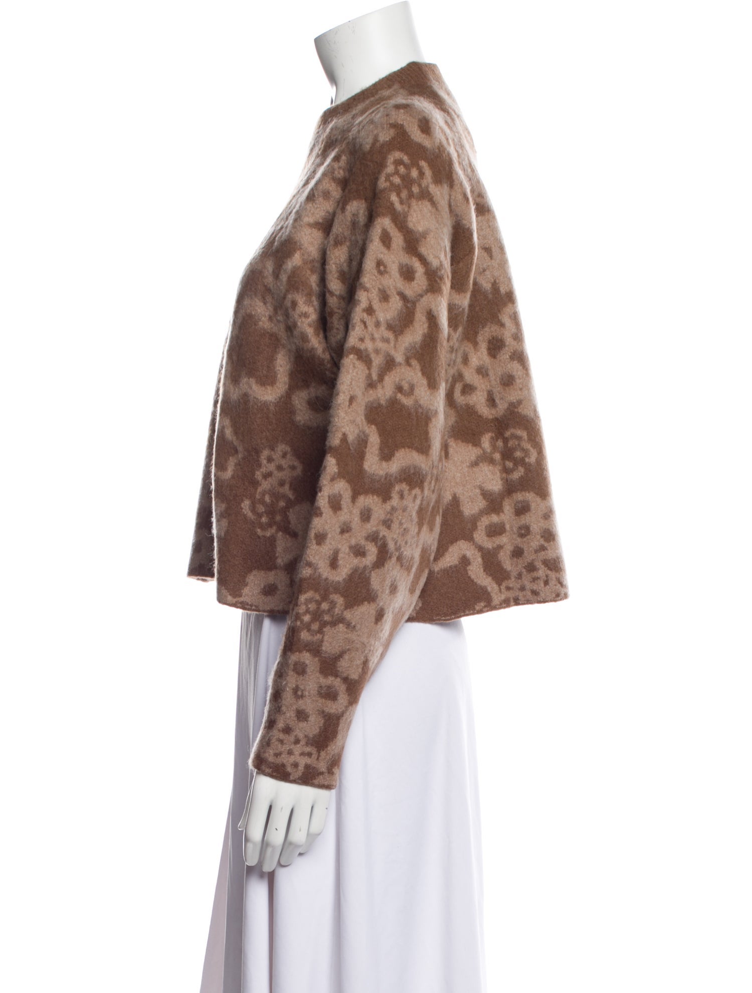 Zimo Printed Crew Neck Sweater