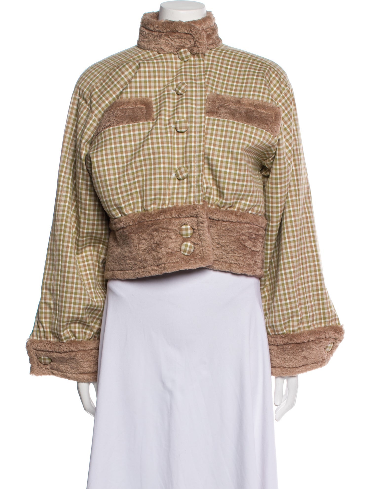 Zimo Plaid Print Jacket