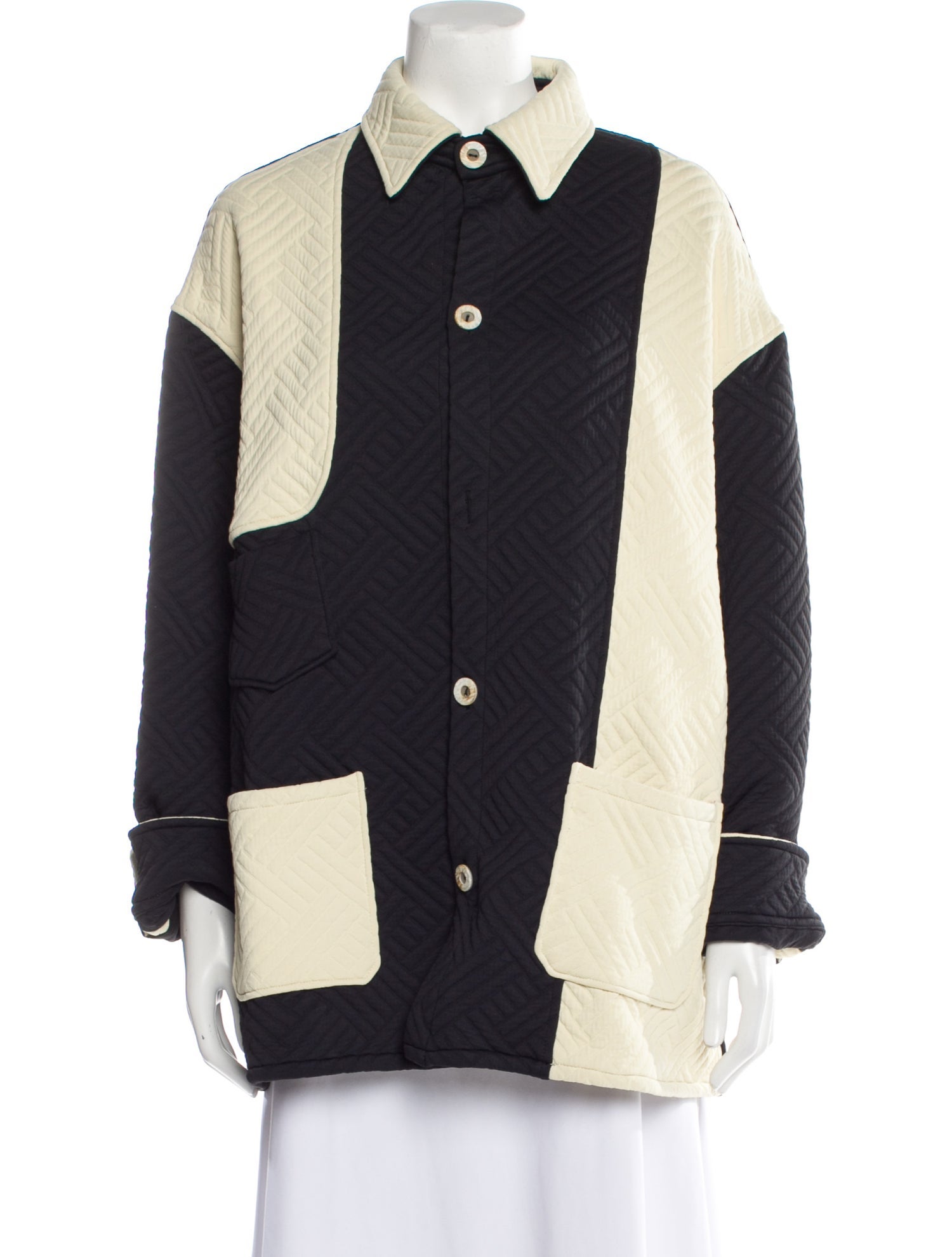 Zimo Colorblock Pattern Jacket