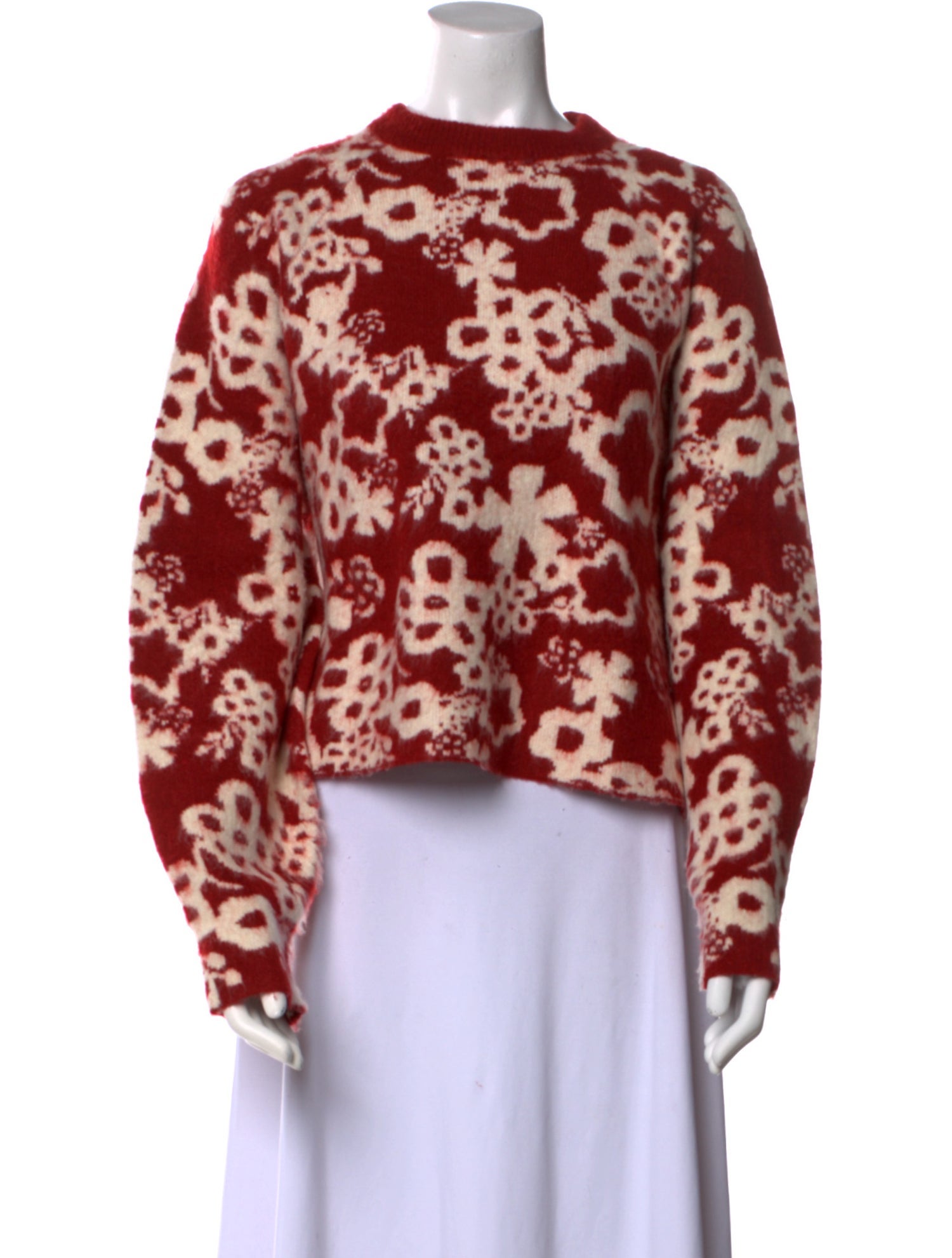 Zimo Printed Crew Neck Sweater w/ Tags