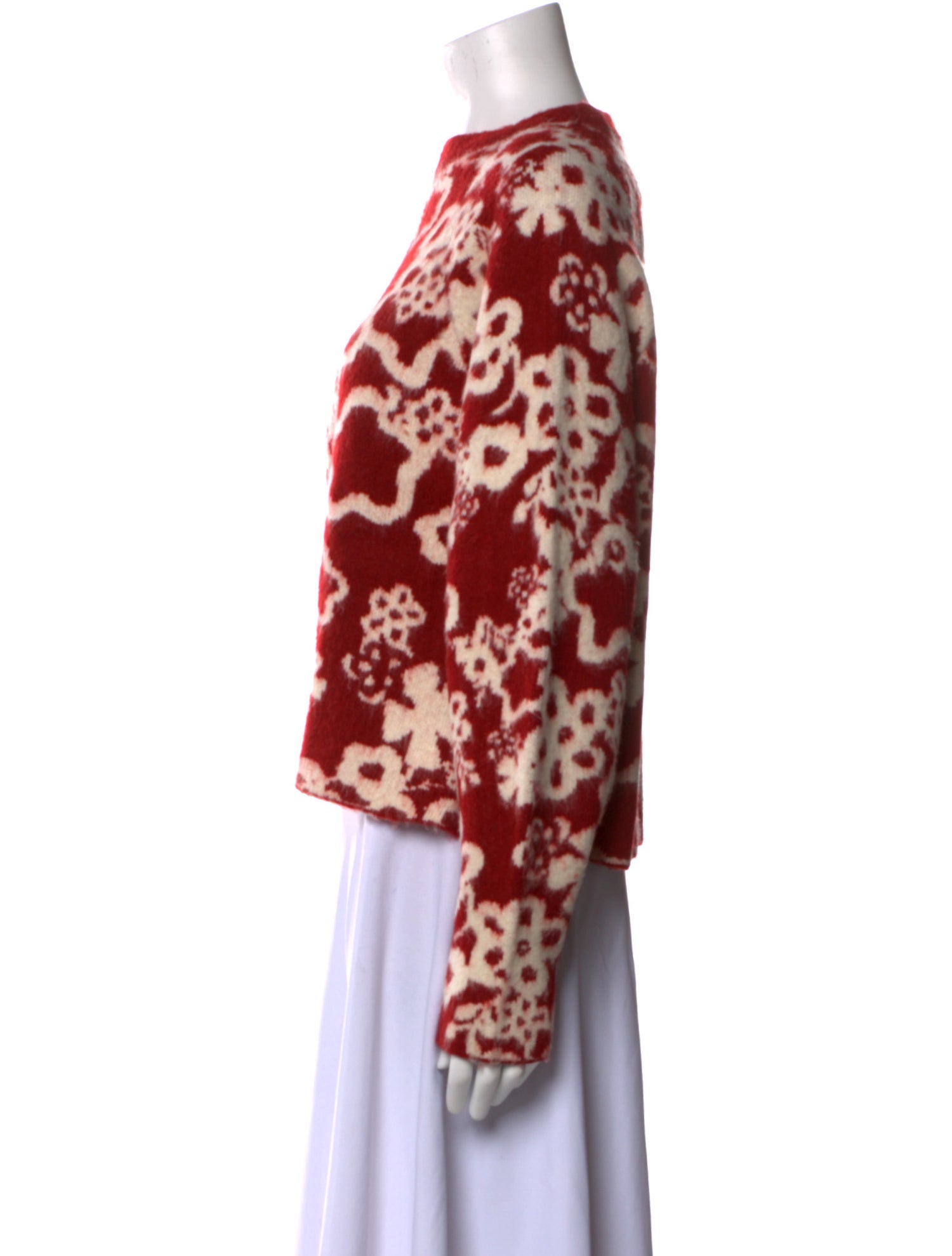 Zimo Printed Crew Neck Sweater w/ Tags