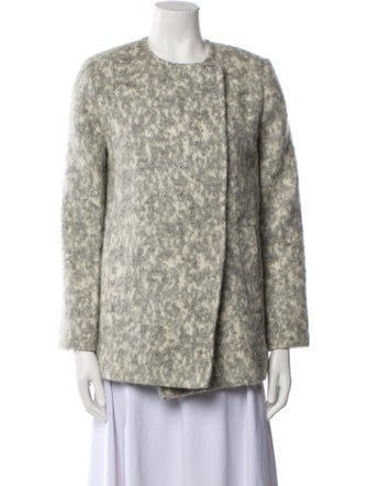 AYR Virgin Wool Printed Evening Jacket