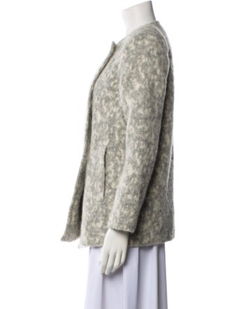 AYR Virgin Wool Printed Evening Jacket