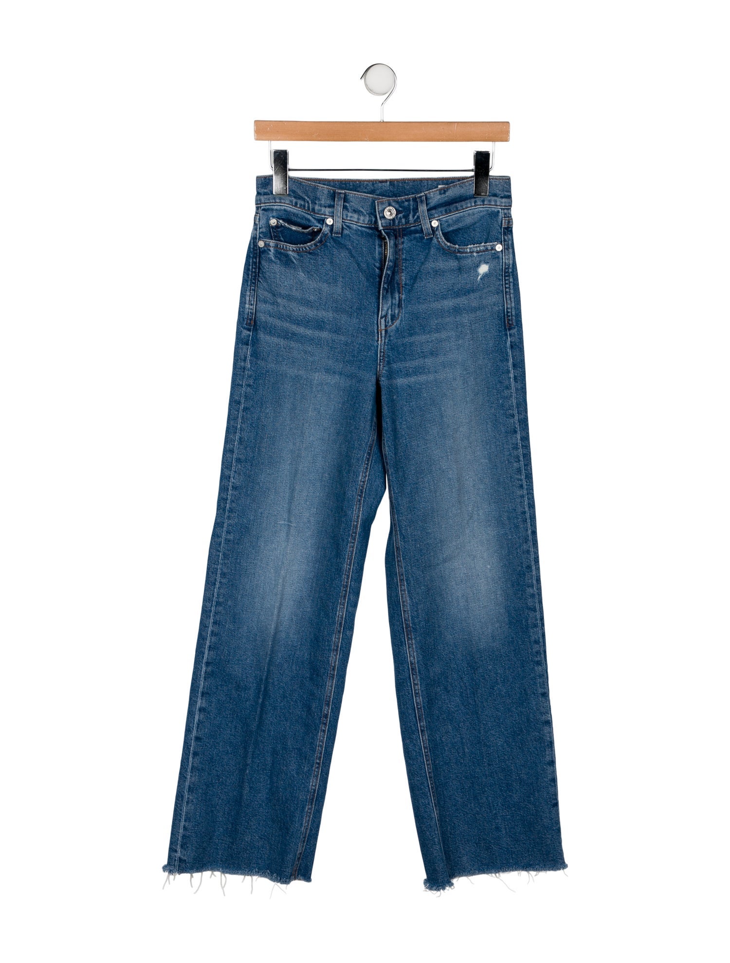 AYR Mid-Rise Straight Leg Jeans
