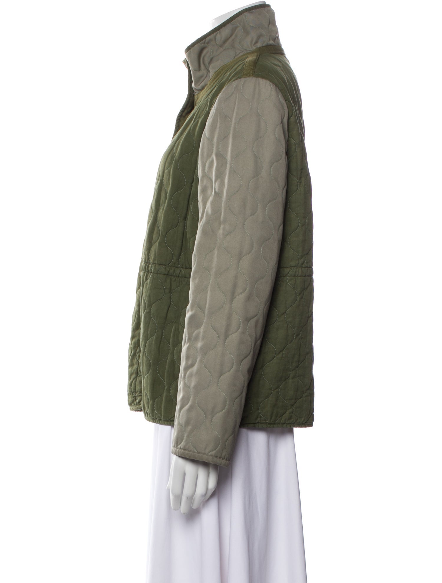 AYR Colorblock Pattern Utility Jacket