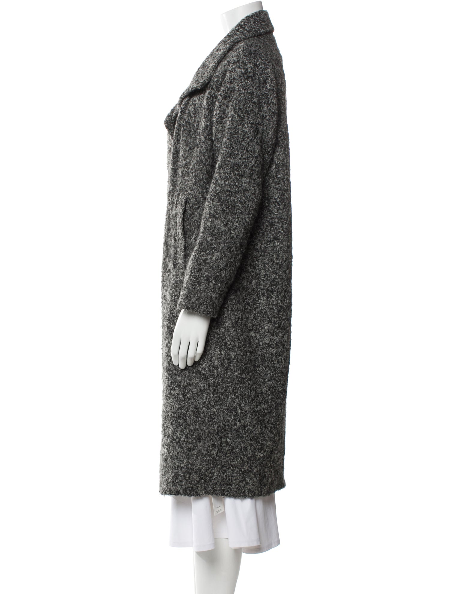 AYR Wool Tweed Pattern Coat