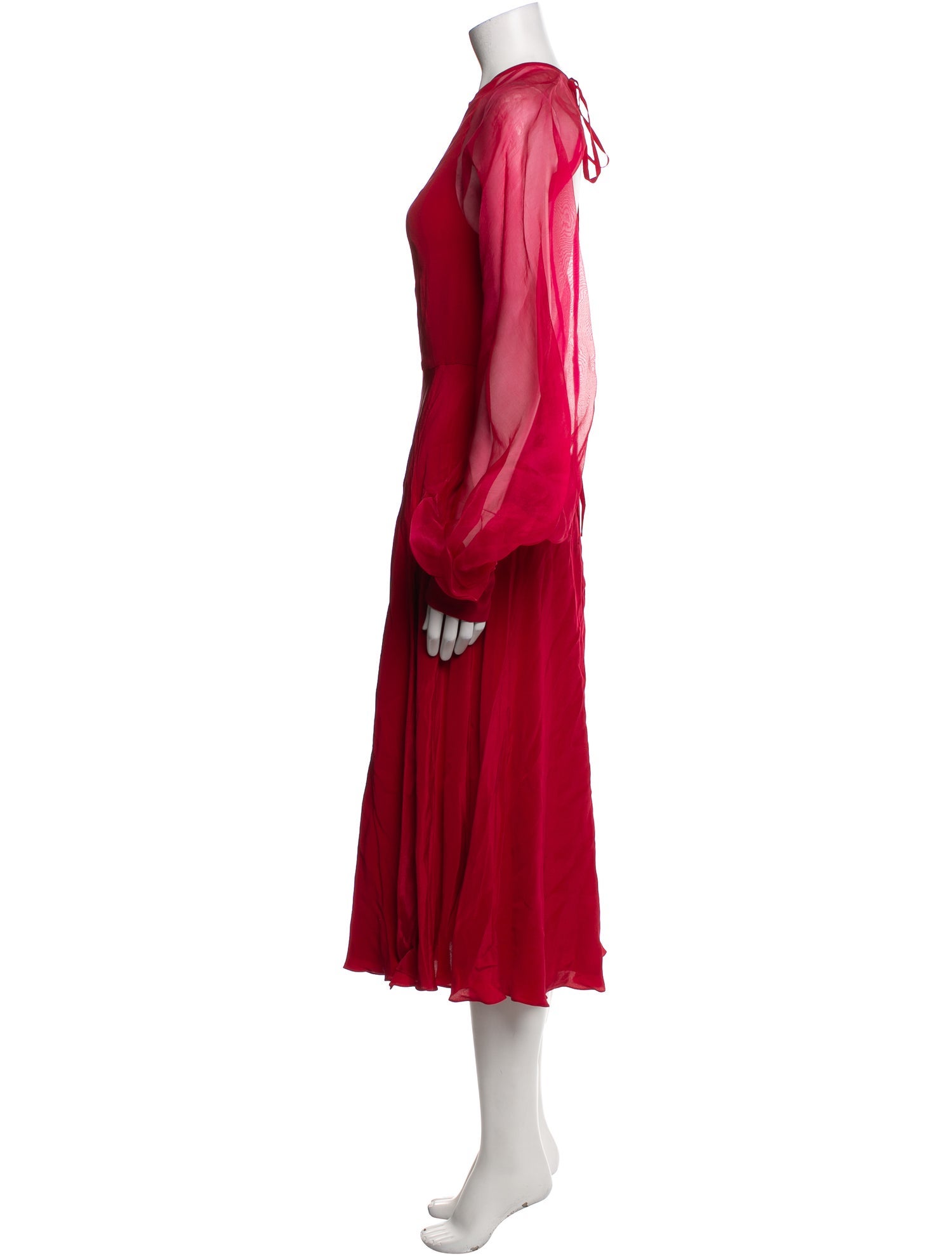 Azeeza Silk Midi Length Dress