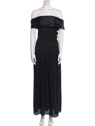 Azeeza Off-The-Shoulder Long Dress