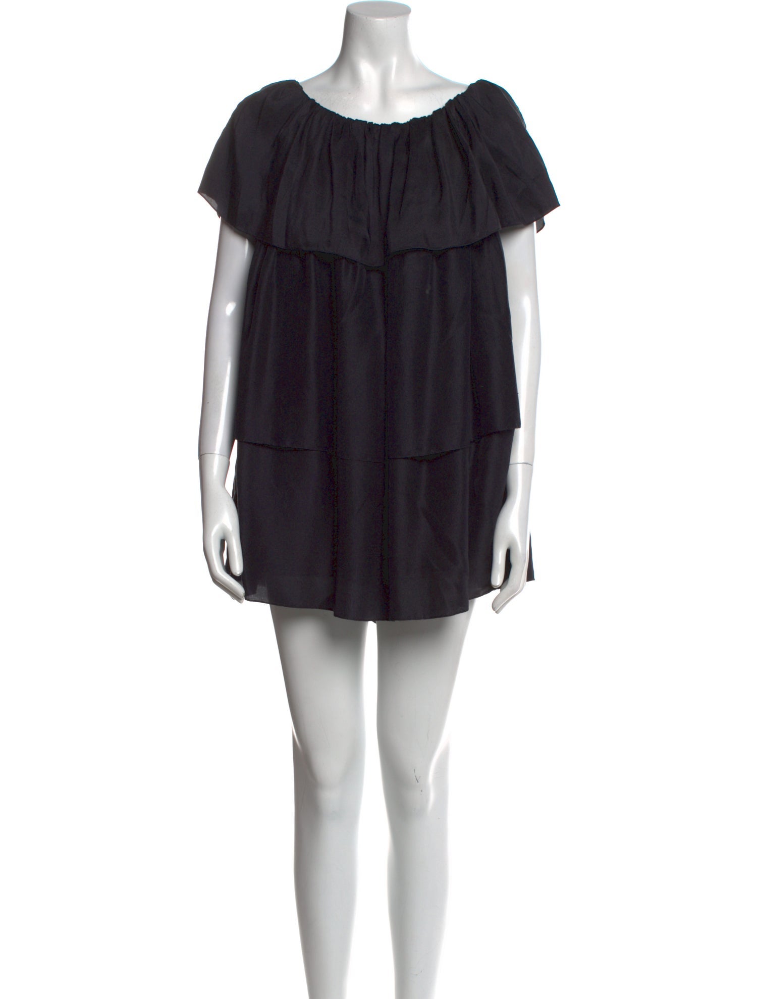 Azeeza Scoop Neck Mini Dress