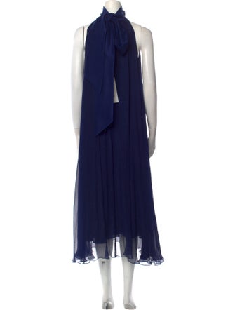 Azeeza Silk Long Dress