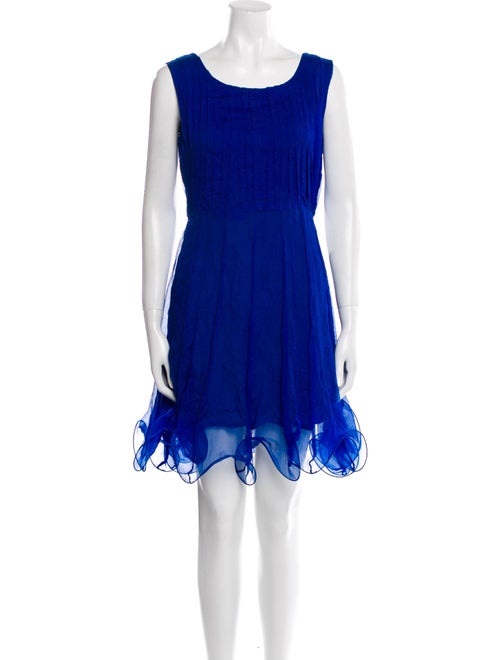 Azeeza Scoop Neck Mini Dress