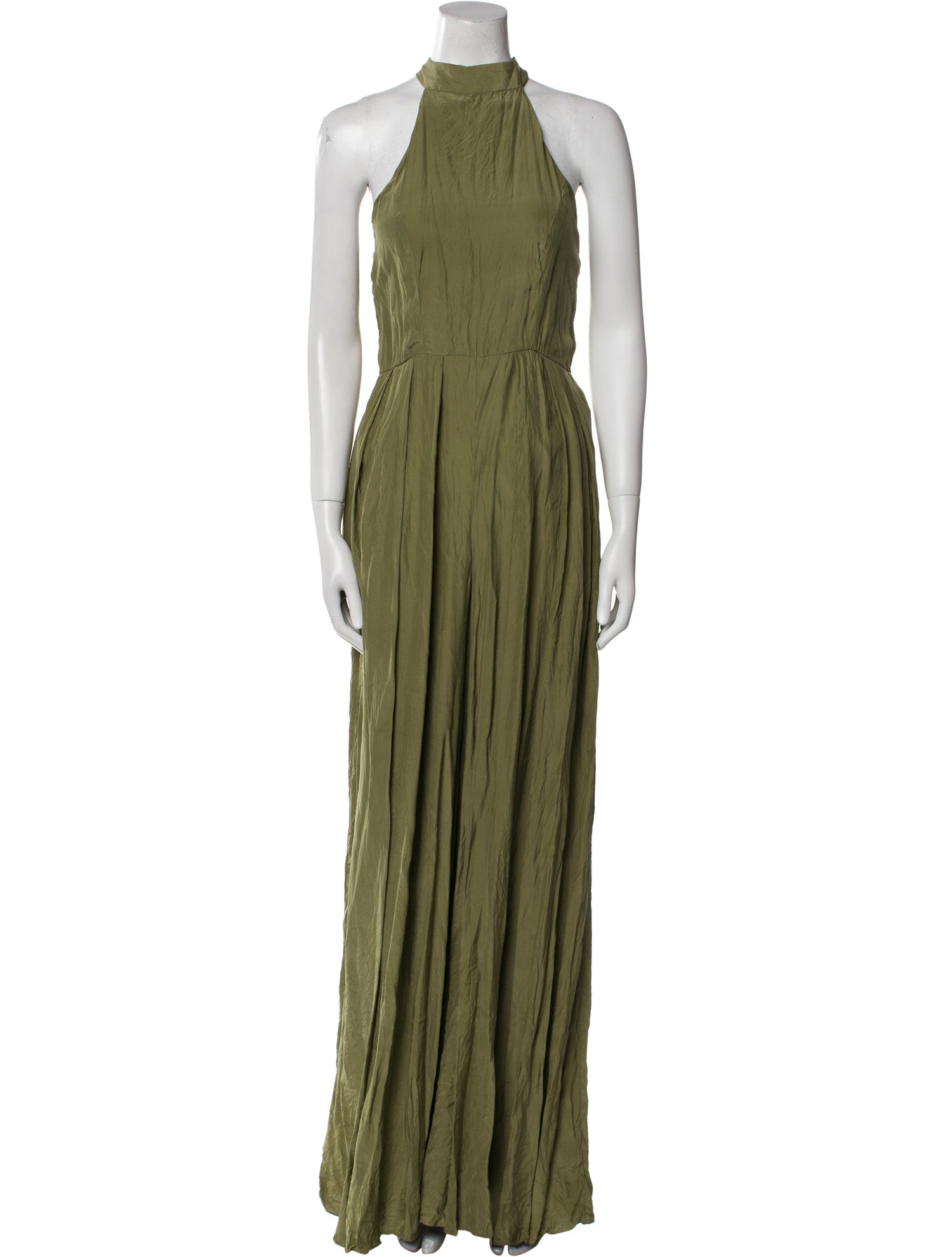 Azeeza Silk Mock Neck Jumpsuit