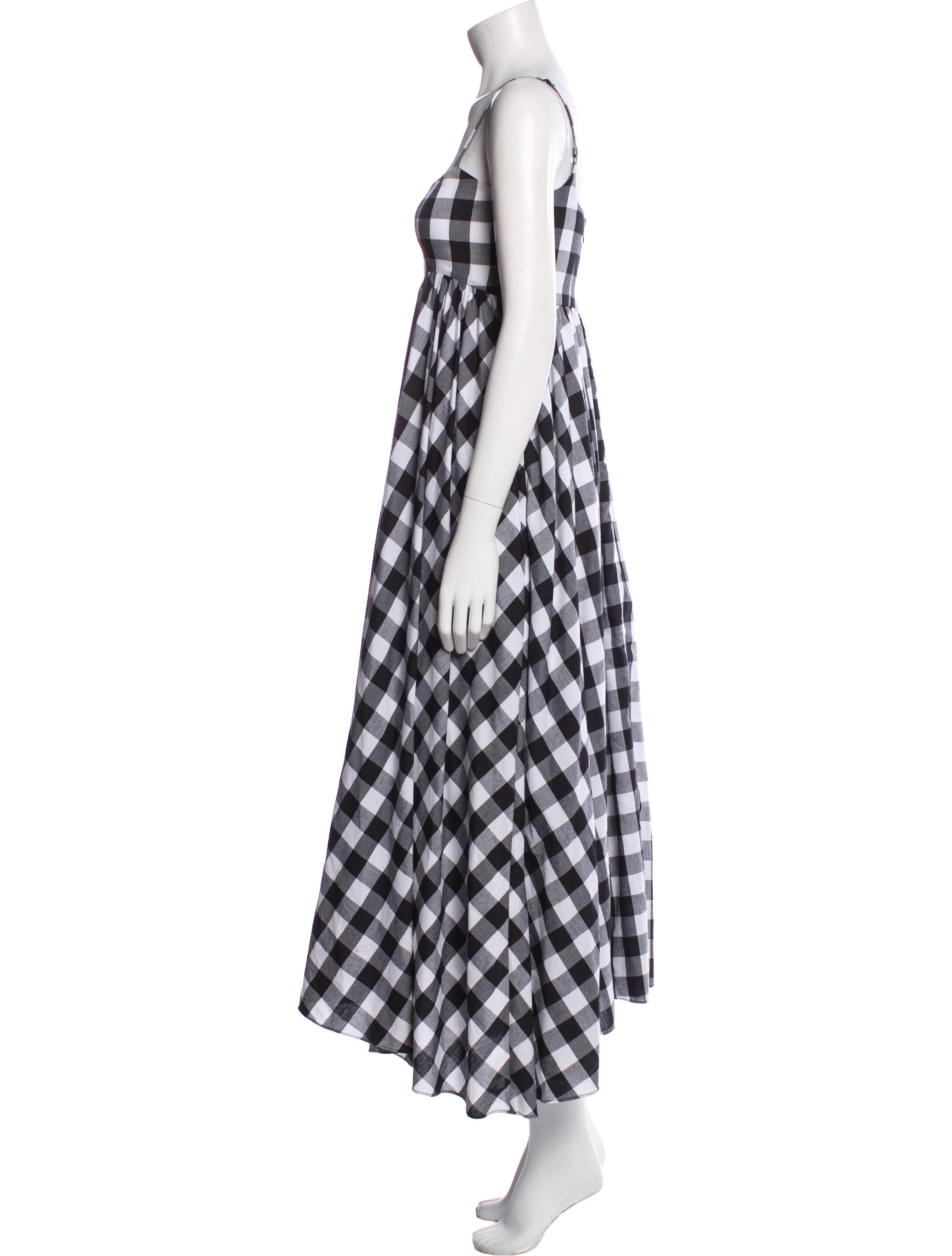 Azeeza Plaid Print Long Dress w/ Tags